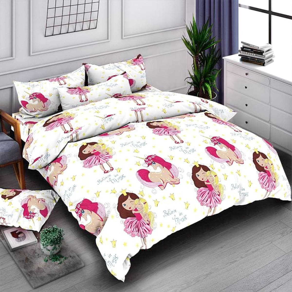 Комплект постільної білизни Vital Textile Kiddo бязь голд полуторний 150х220 BLd1,5-128 - 1