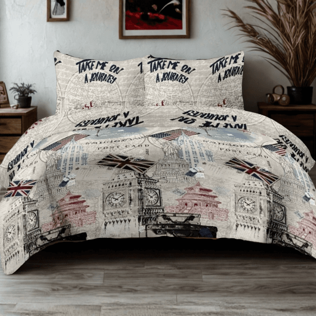 Комплект постільної білизни Vital Textile бязь голд полуторний 150х220 BL1,5-200 - thumbnail 1