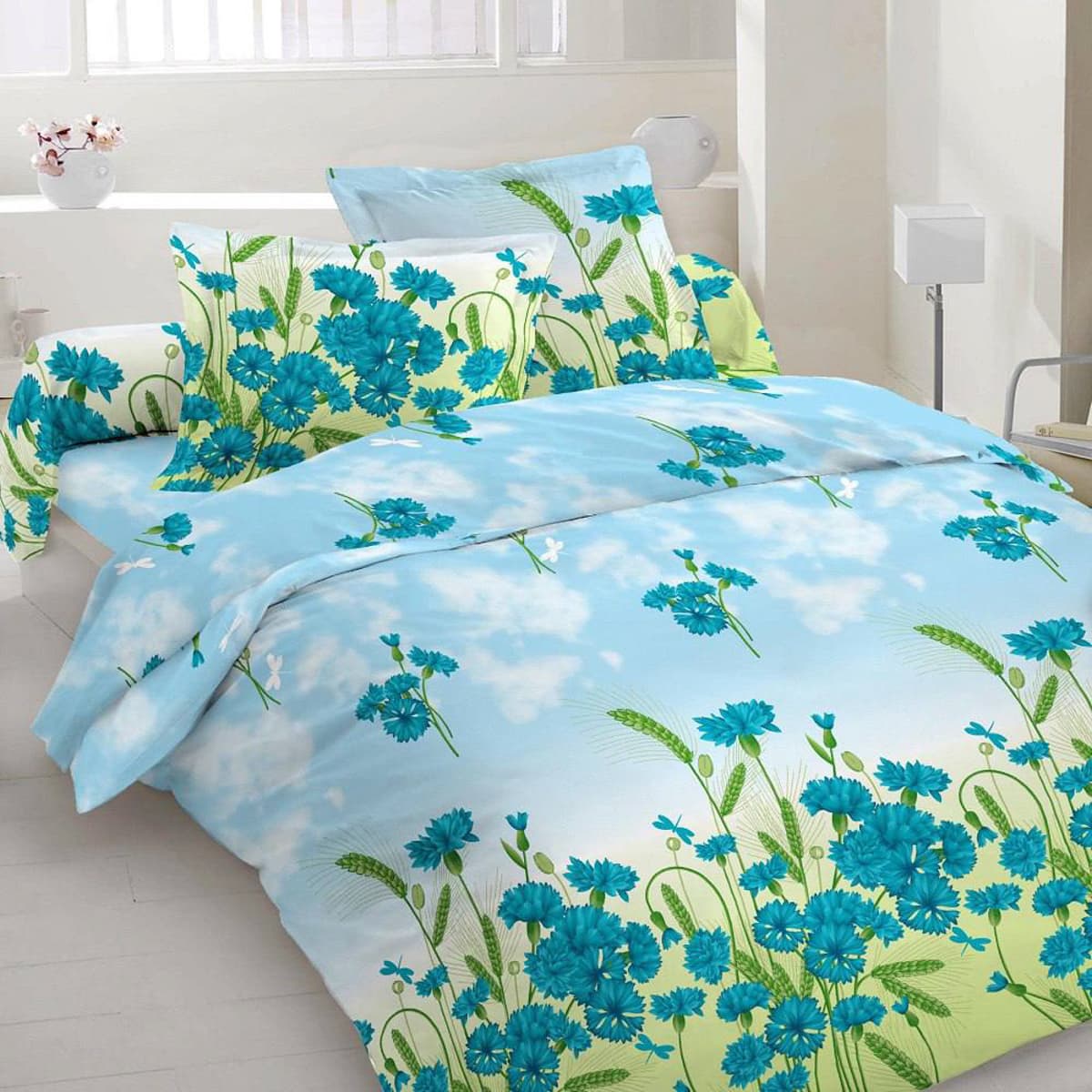Комплект постільної білизни Vital Textile бязь голд полуторний 150х220 BL1,5-828 - 1