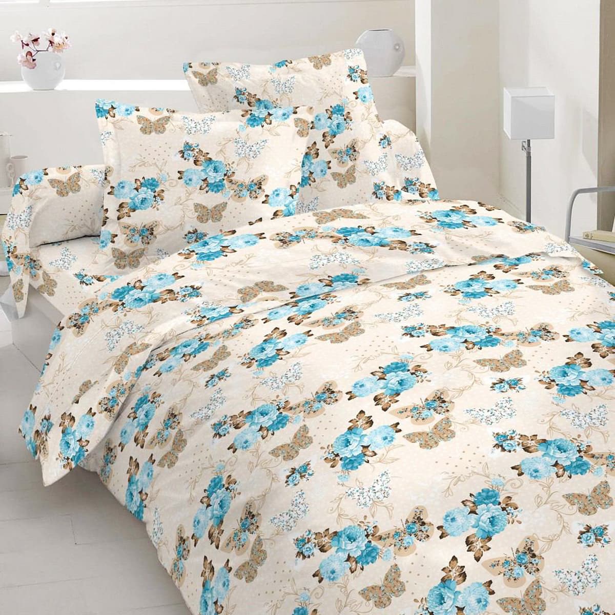 Комплект постільної білизни Vital Textile бязь голд полуторний 150х220 BL1,5-803 - 1