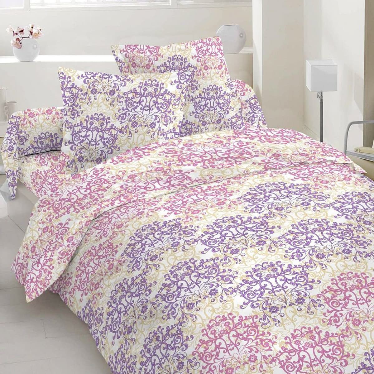 Комплект постільної білизни Vital Textile бязь голд полуторний 150х220 BL1,5-809 - 1