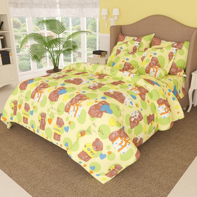 Комплект постільної білизни Vital Textile Kiddo бязь голд полуторний 150х220 BLd1,5-104 - thumbnail 1
