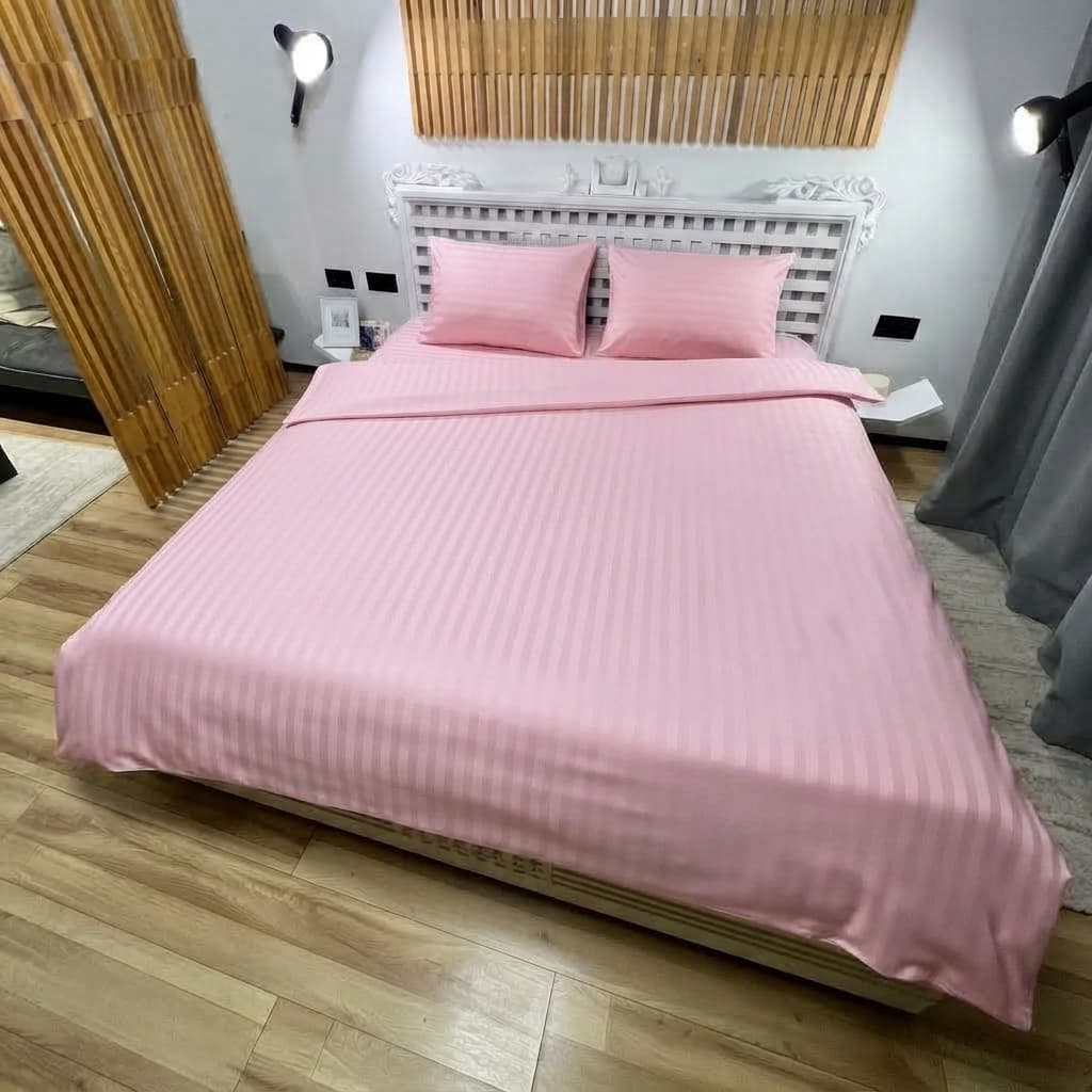 Комплект постільної білизни в полоску Vital Textile полуторний 150х220 SP1,5-12 - 1