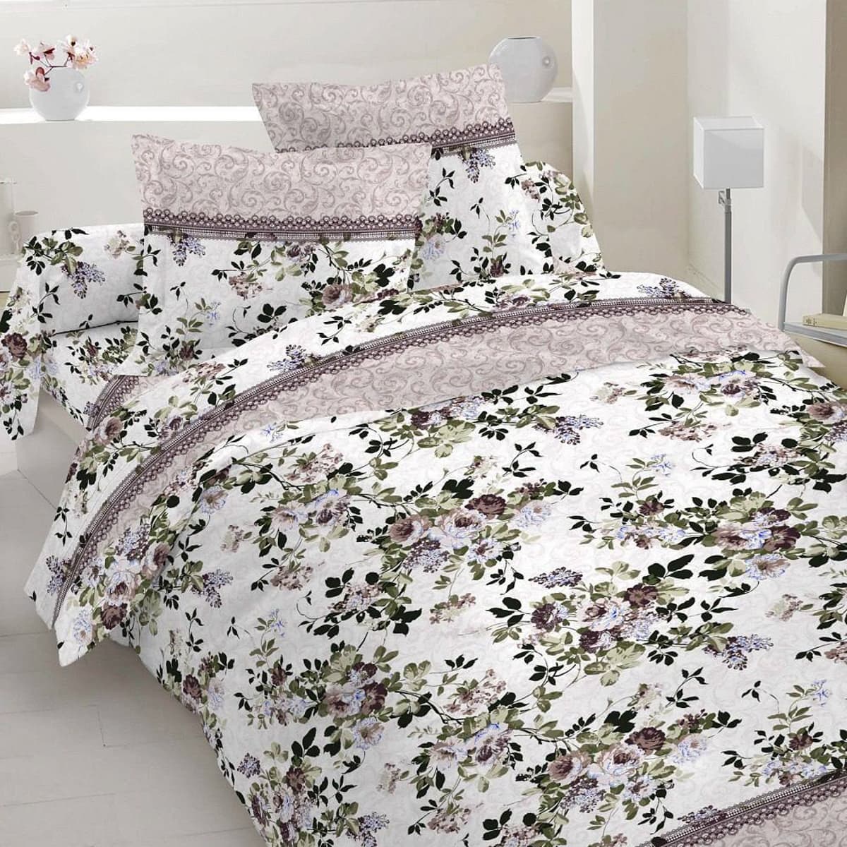 Комплект постільної білизни Vital Textile бязь голд полуторний 150х220 BL1,5-755 - 1
