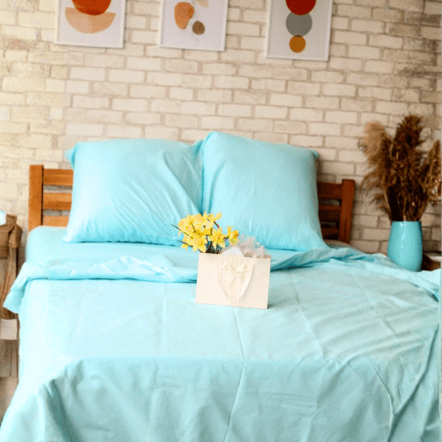 Комплект постільної білизни Vital Textile бязь голд полуторний 150х220 BL1,5-10 - thumbnail 2
