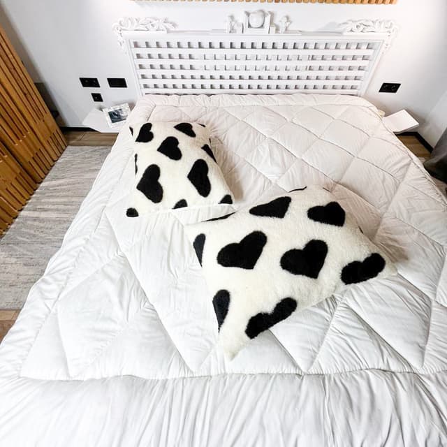 Комплект Хутряні серця Vital Textile ковдра 200×220 + 2 подушки 50×70 KIє-50 - thumbnail 4