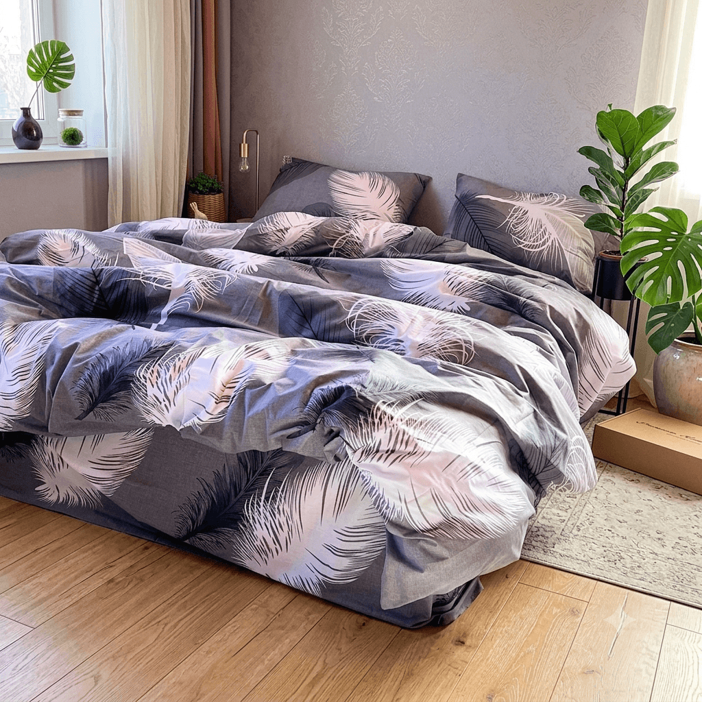 Комплект постільної білизни Vital Textile фланель полуторний 150х220 F1,5-9 - 1