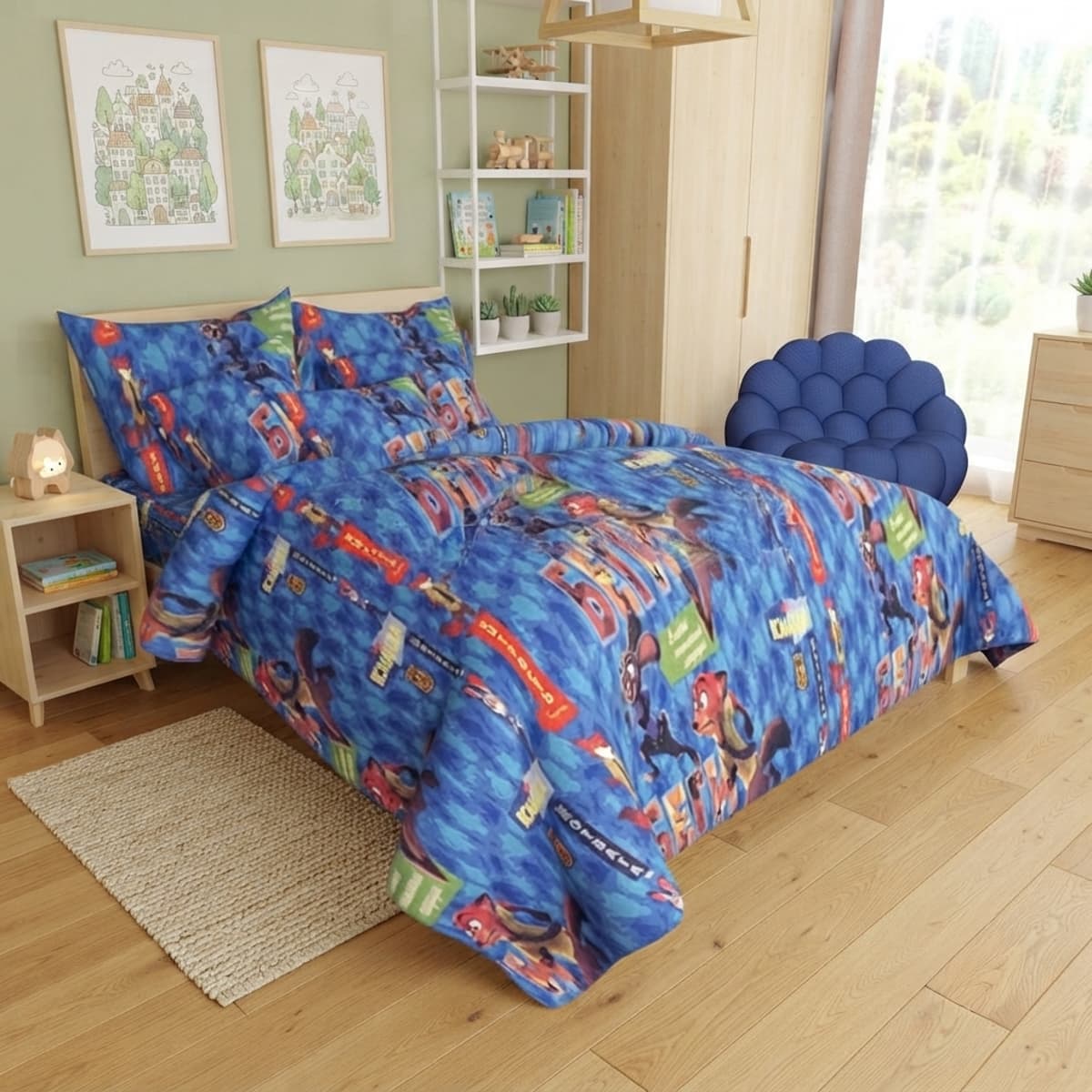 Комплект постільної білизни Vital Textile Kiddo бязь голд полуторний 150х220 BLd1,5-21 - 1