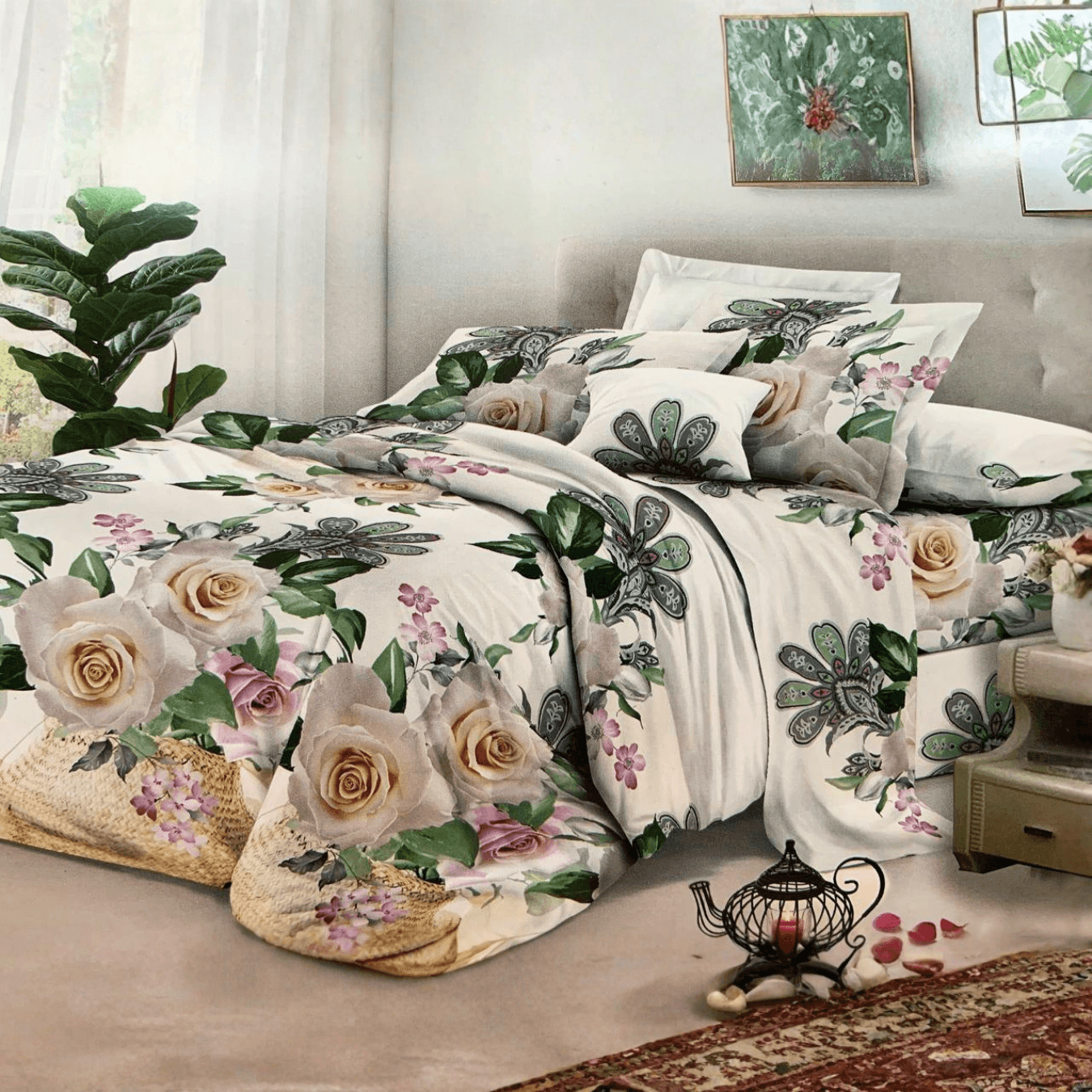 Комплект постільної білизни Vital Textile полуторний 150х220 BP1,5-283 - 1