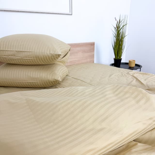 Комплект постільної білизни Vital Textile сатин страйп полуторний 150х240 SS1,5-5 - thumbnail 3