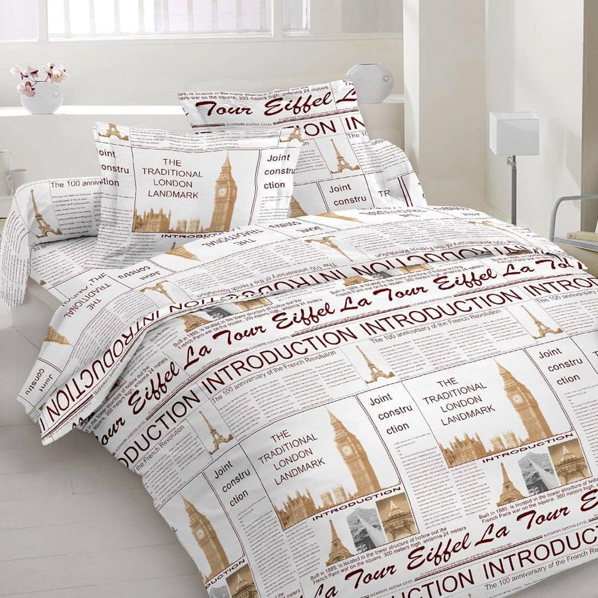 Комплект постільної білизни Vital Textile бязь голд полуторний 150х220 BL1,5-490 - 1