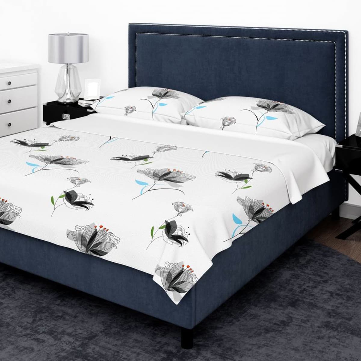 Комплект постільної білизни Vital Textile бязь голд полуторний 150х220 BL1,5-687 - 1