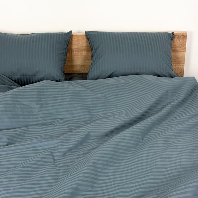 Комплект постільної білизни Vital Textile Сатин Страйп полуторний 150х240 SS1,5-4 - thumbnail 5