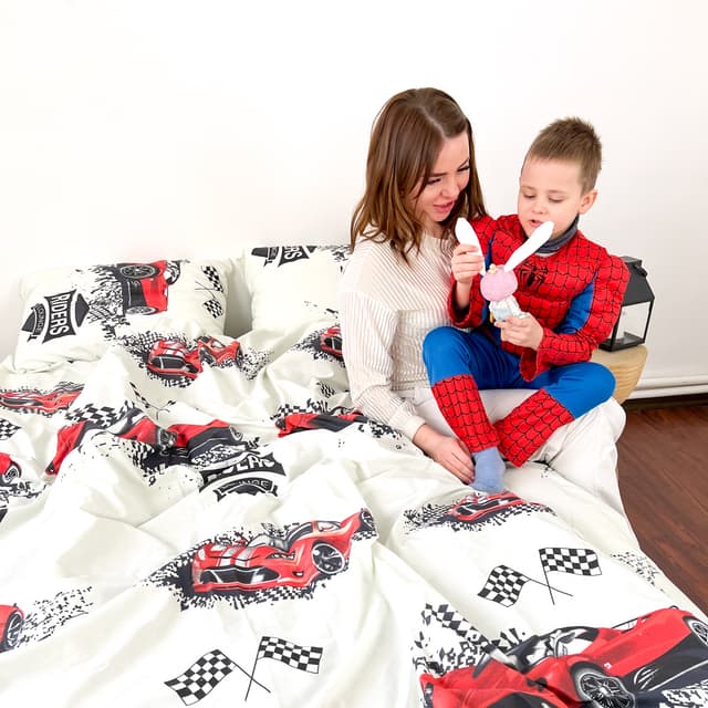 Комплект постільної білизни Vital Textile Kiddo бязь голд полуторний 150х220 BLd1,5-146 - thumbnail 2